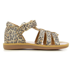 Pom d'Api - Poppy Strapped Sandals | Leopard