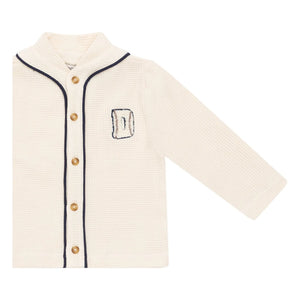 Donsje - Senn Waffle Cardigan | Ivory