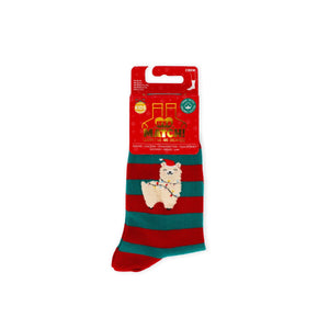 Legami - Kids' Christmas Socks Llama Size 28-35 - A Perfect Fit!