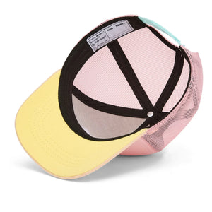 Hello Hossy - Trucker Mini Dust Pink Curved Visor Hat | Dust Pink