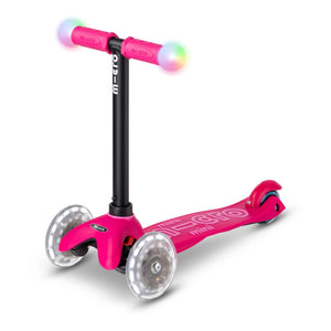 Micro - Mini 3-in-1 LED Scooter | Raspberry Red