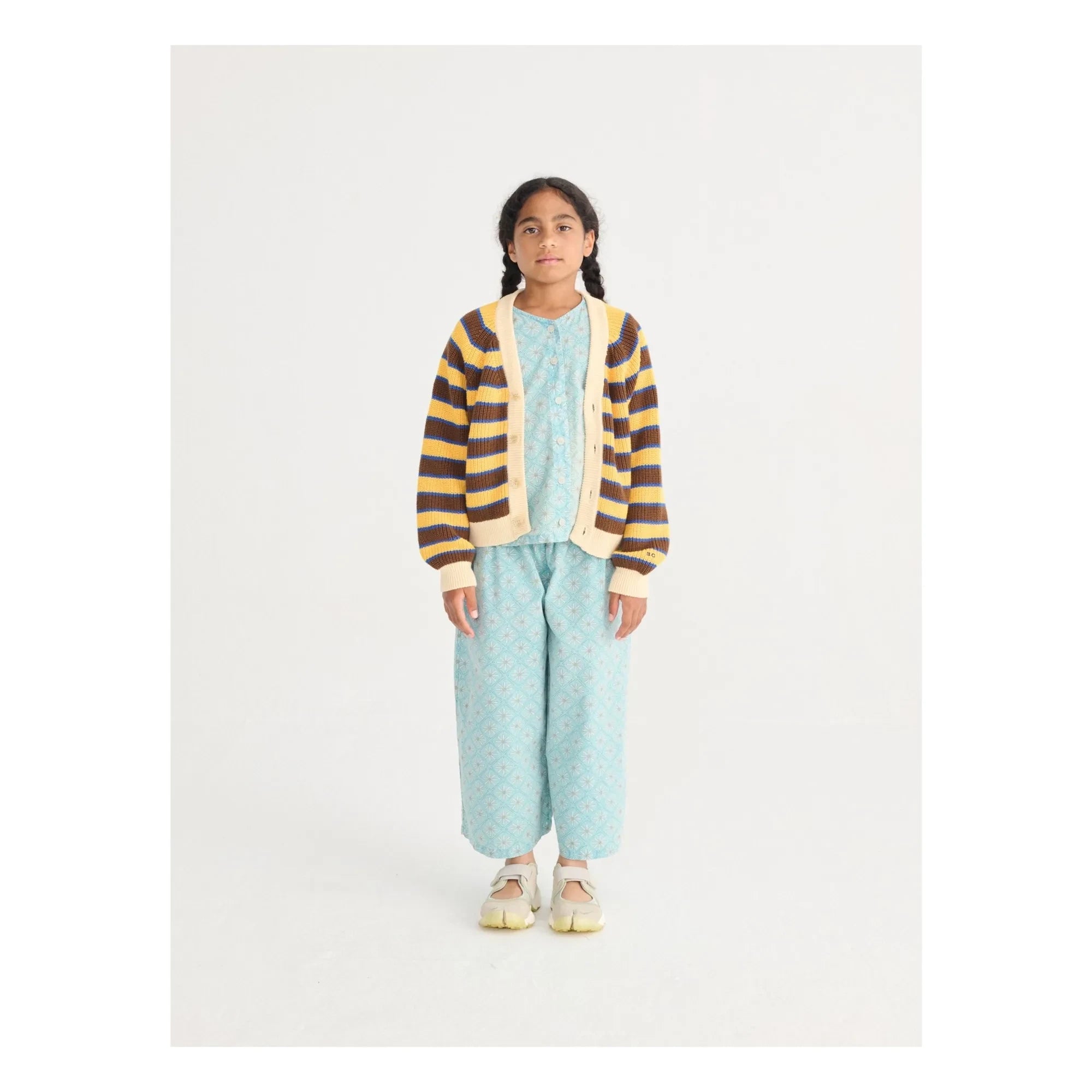 Bobo Choses - Organic Cotton Daisy Skirt Shorts | Light Blue