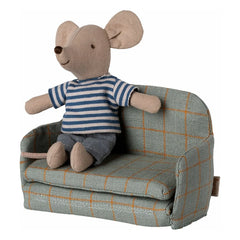Maileg - SuitCasa Check Sofa Bed