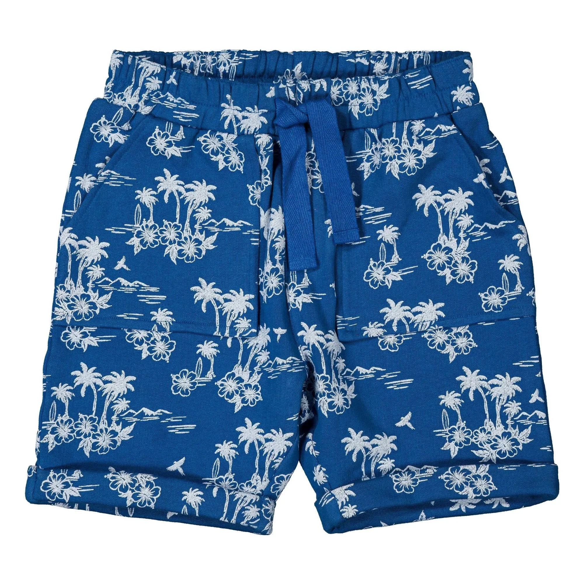 Louis Louise - Brooklyn Hawaiian Polar Bermuda Shorts | Indigo