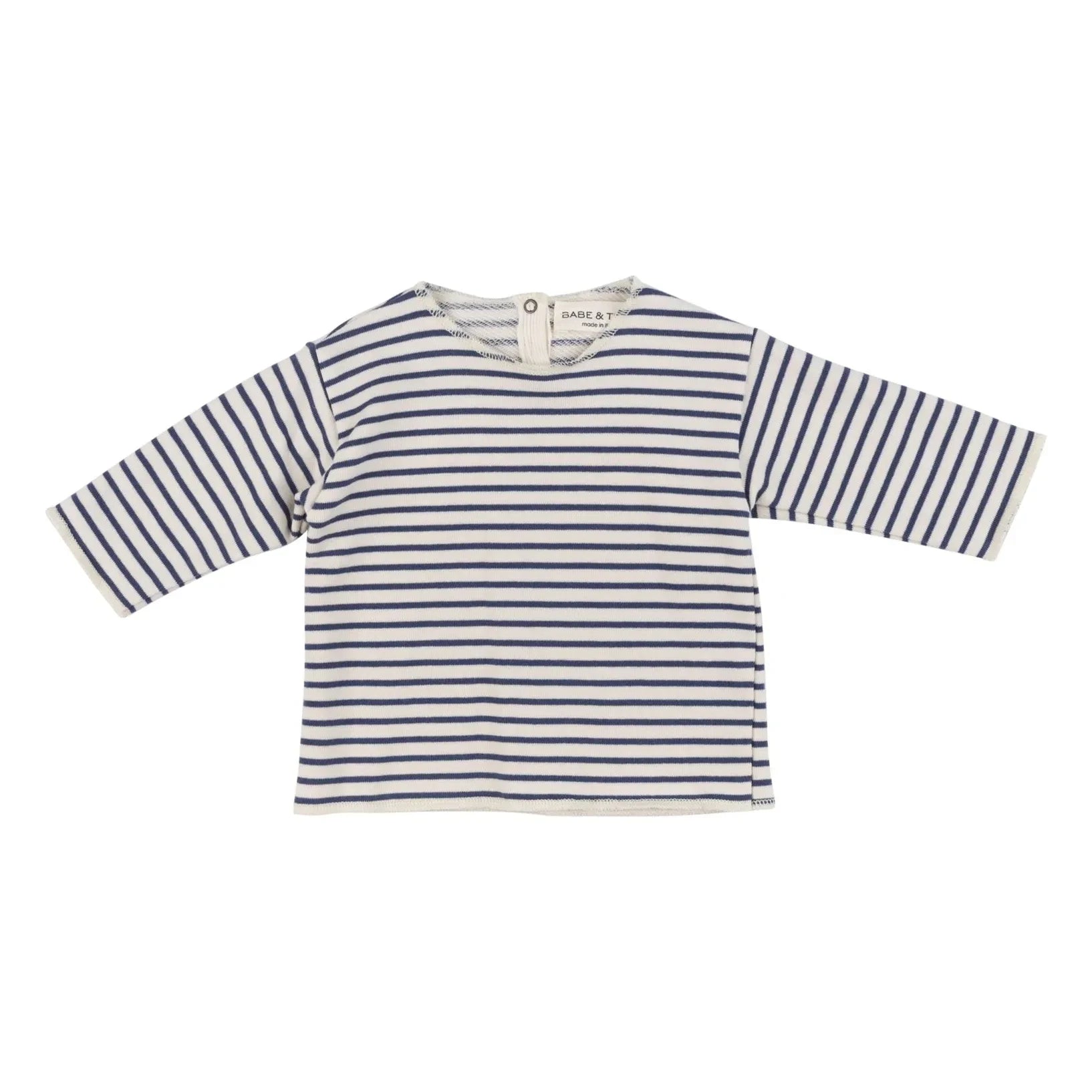 Babe & Tess - Marinière Sweatshirt | Navy Blue