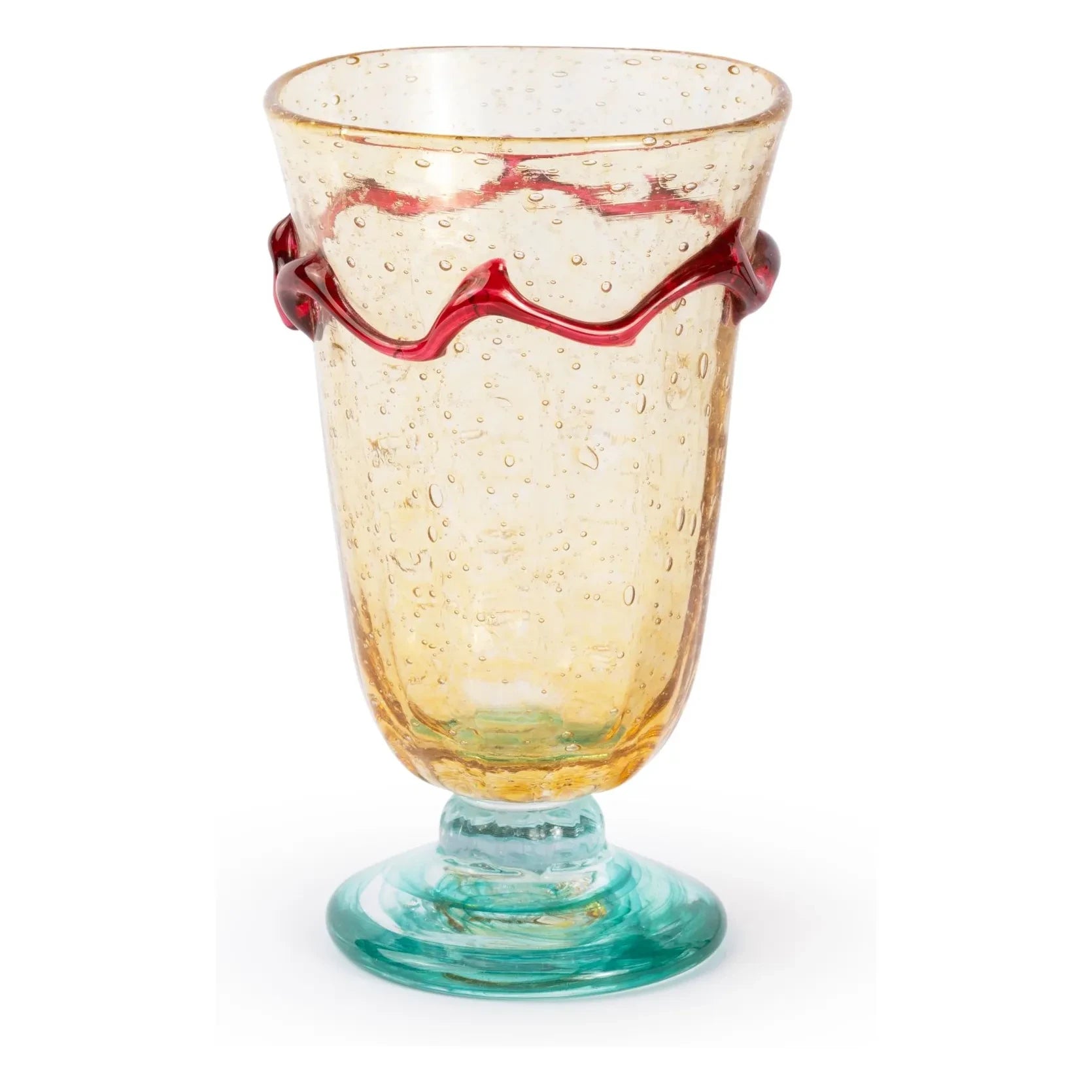 Denise - Romeo Glass Wine Mug | Orange