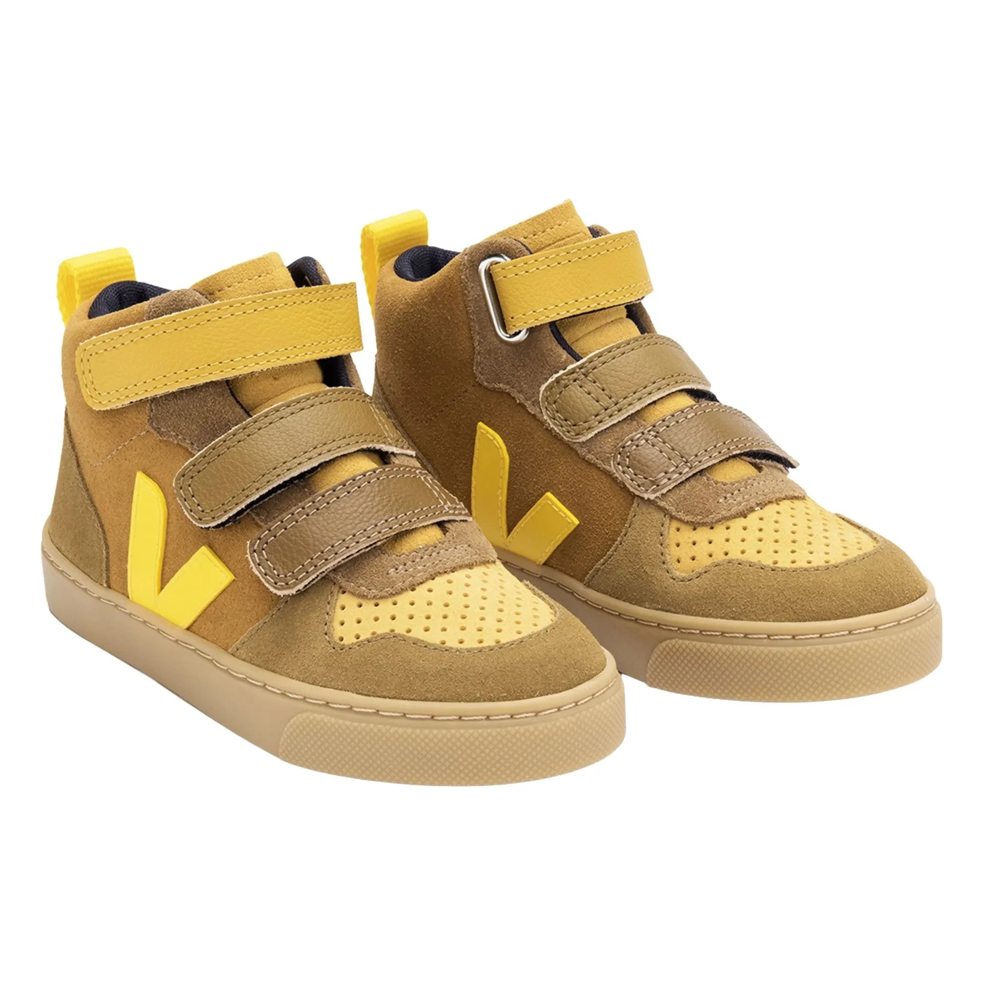 Veja - V-10 Mid Suede Sneakers | Kamel