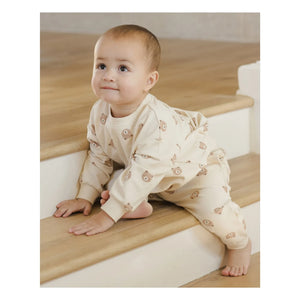 Quincy Mae - Organic Cotton Bear Sweatshirt | Ecru