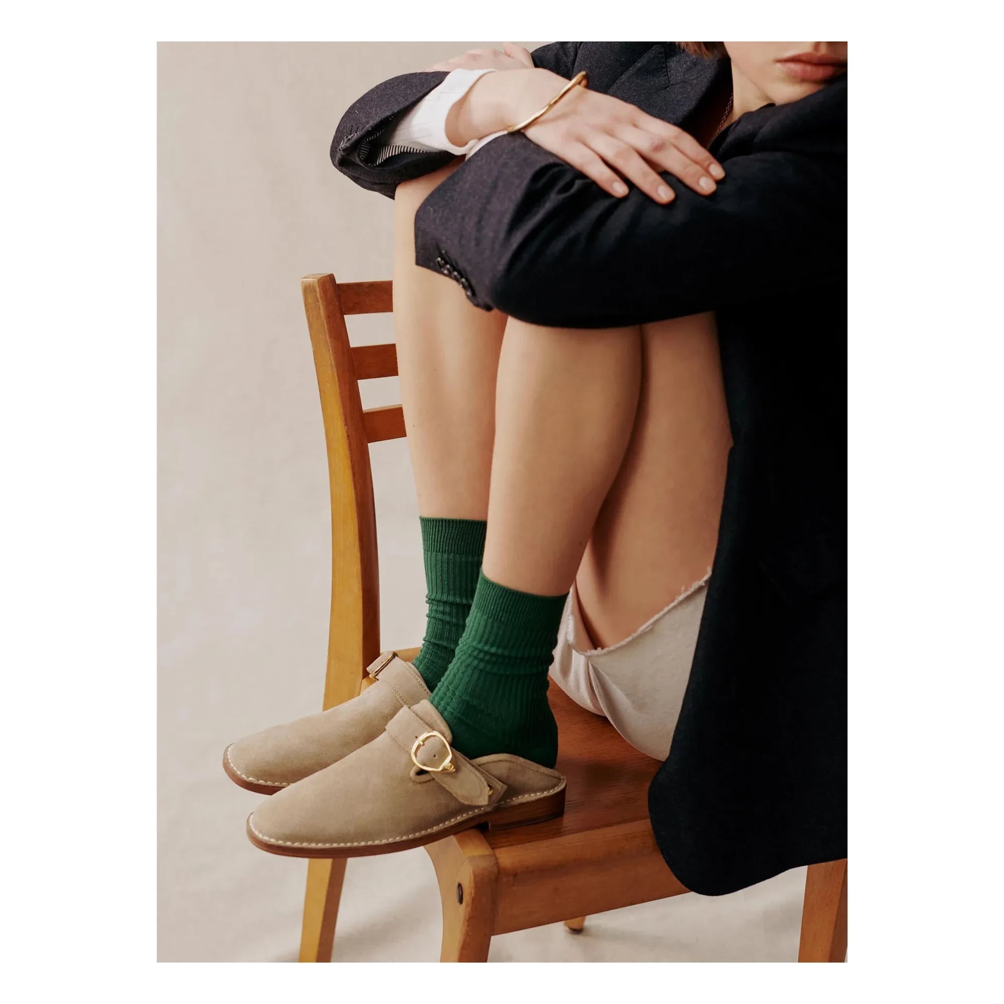 Socque Paris - Lucca Sweden Slippers | Taupe Brown
