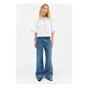 Skall Studio - Bonne Cotton Blouse | White