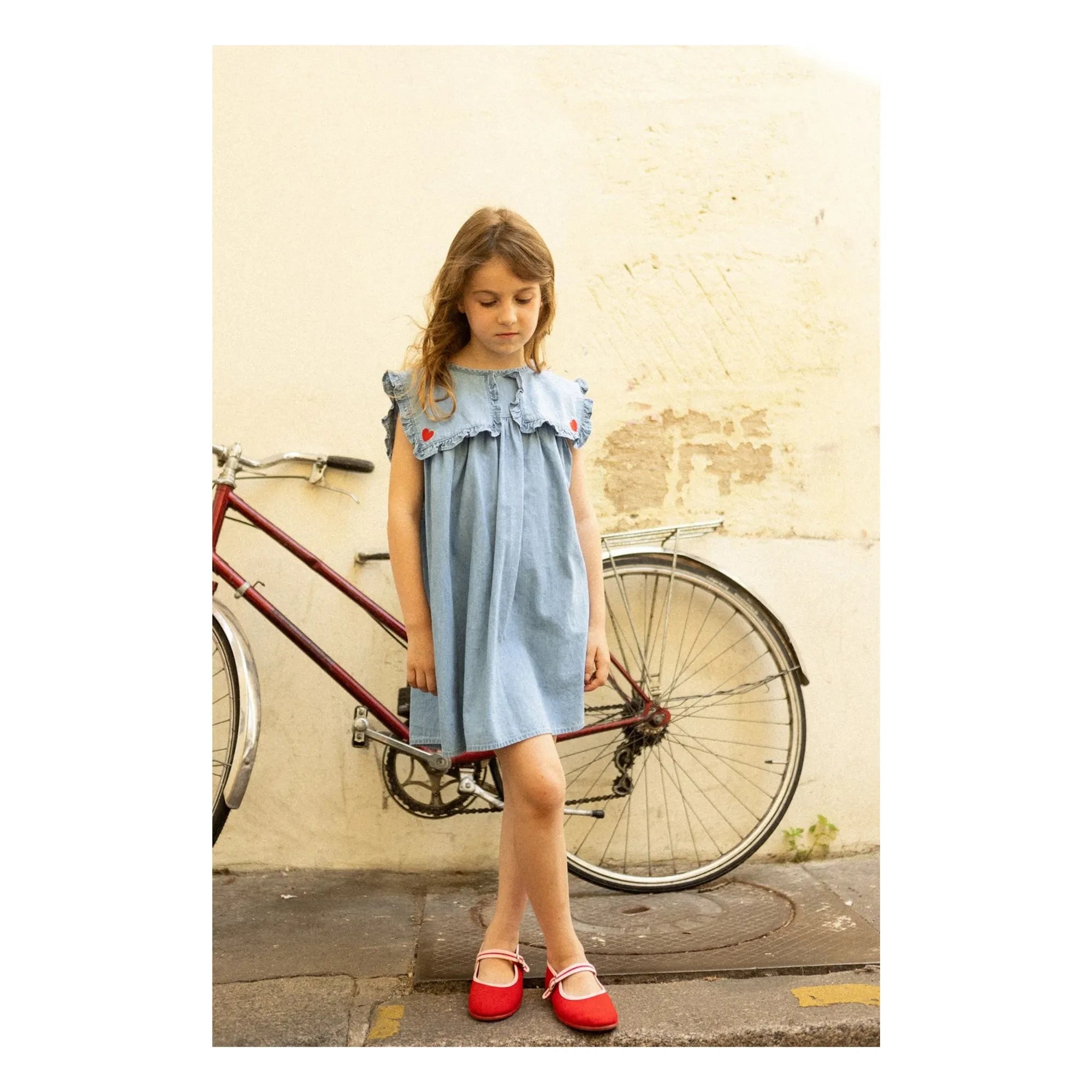 Louis Louise - Célestine Chambray Dress | Light Blue
