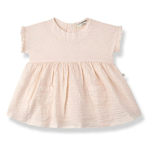 1+ in the family - Troy Seersucker Dress | Beige Pink