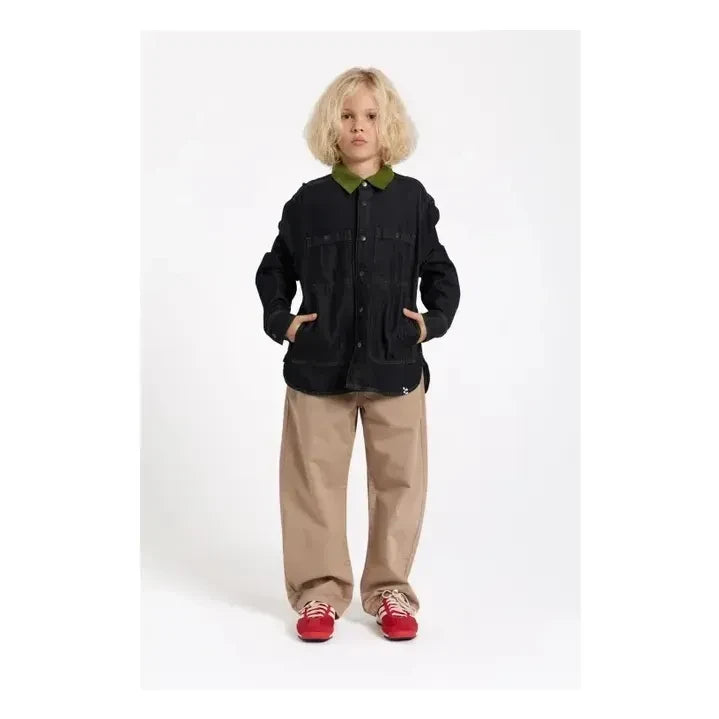Finger in the nose - Enara Denim Shirt | Black