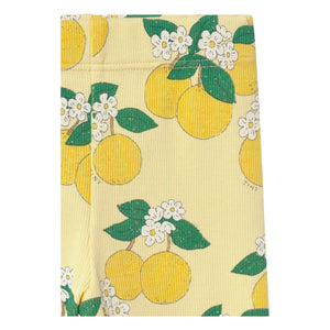 Tinycottons - Ribbed Leggings Orange Organic Cotton | Light Yellow