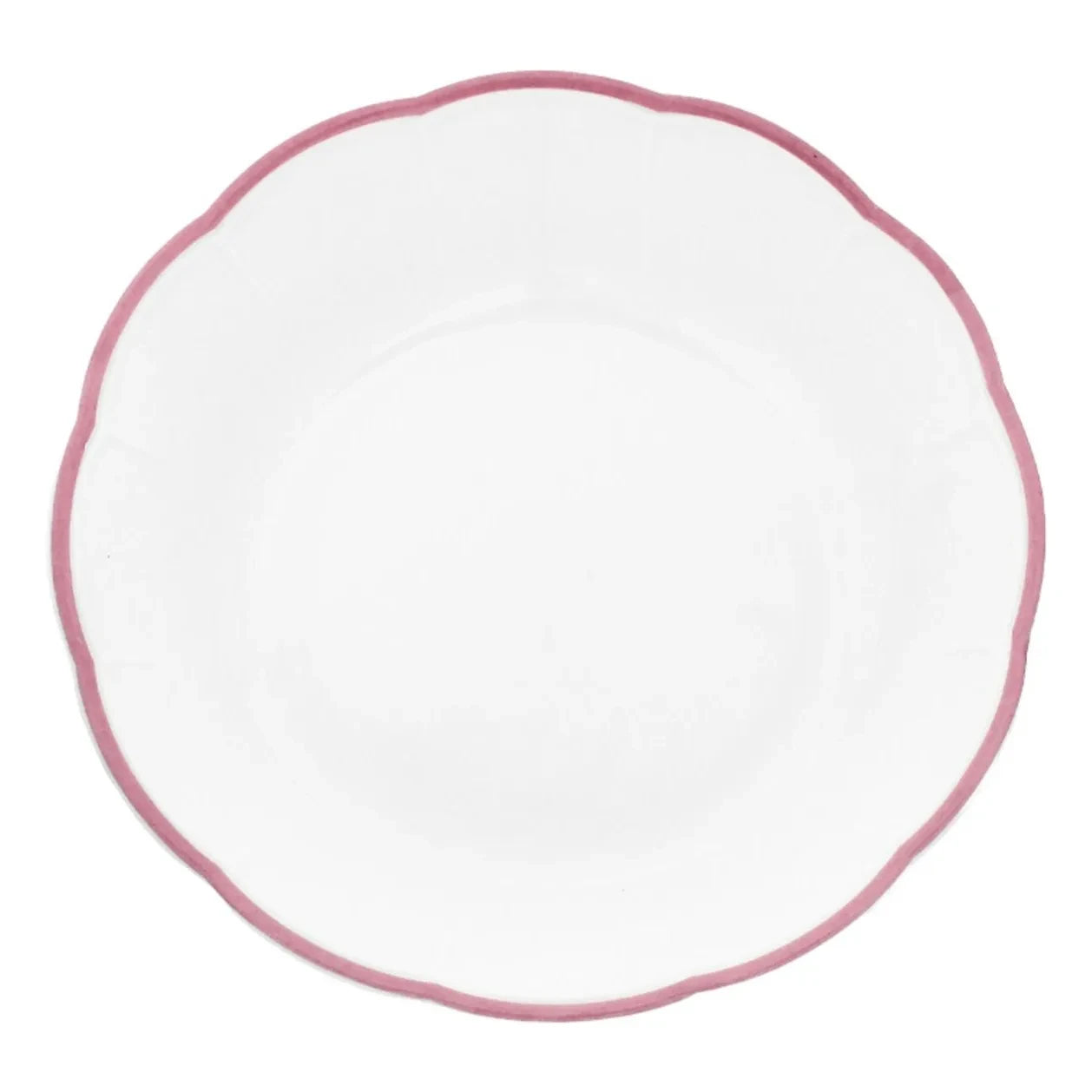 Bitossi - Bordeaux Pink Soup Plate | Pink