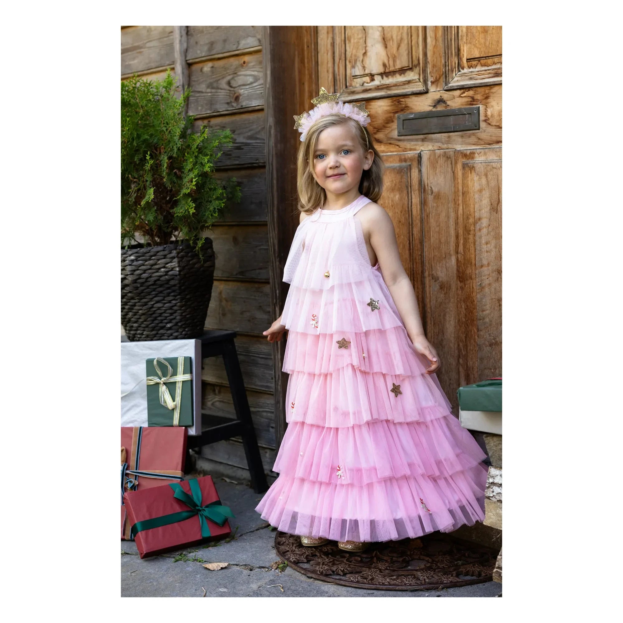 Great Pretenders - Bowless Christmas Tree Dress | Pink