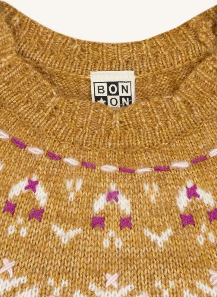 Bonton - Pastel kazak | Karamel