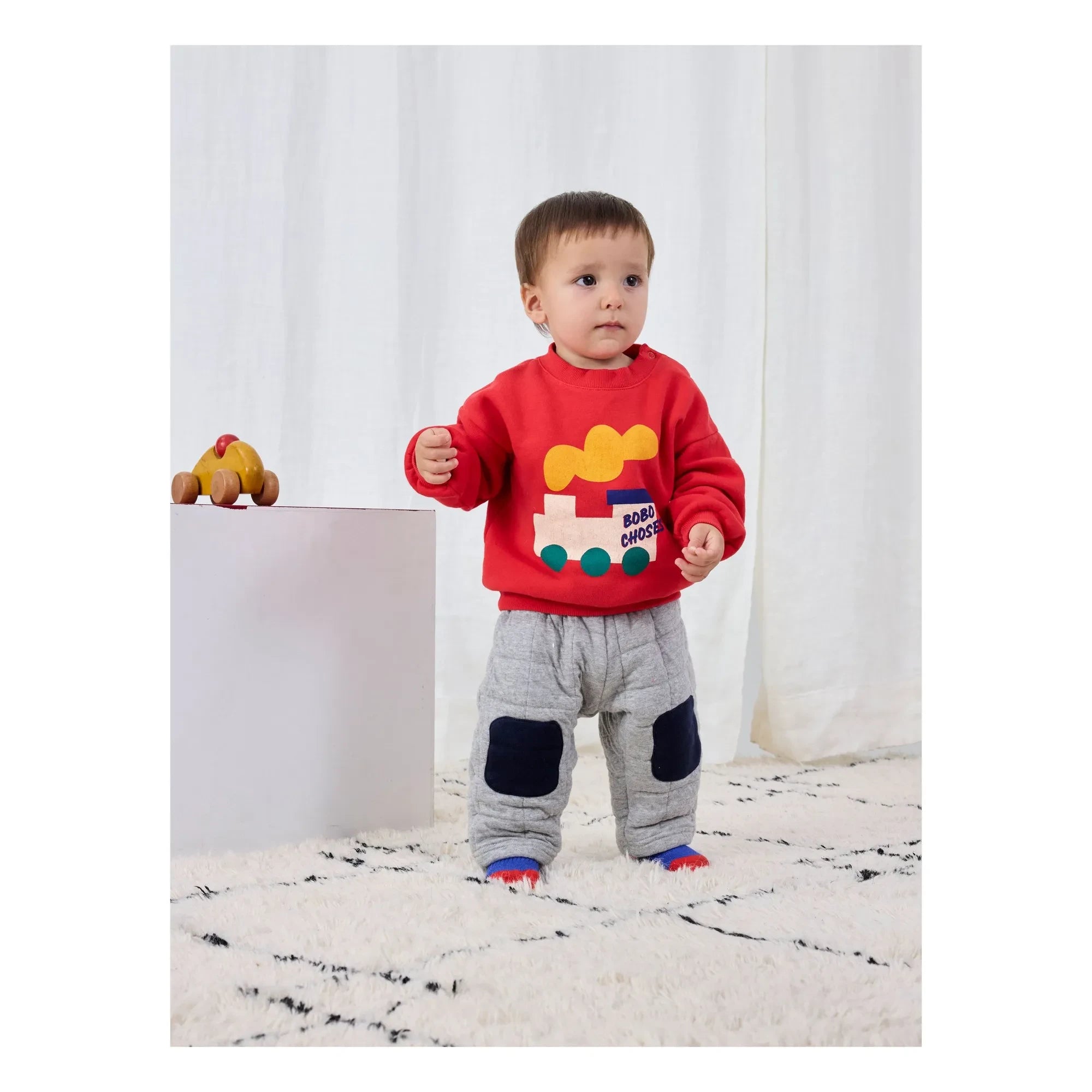 Bobo Choses - Sweat Train Organic Cotton | Red