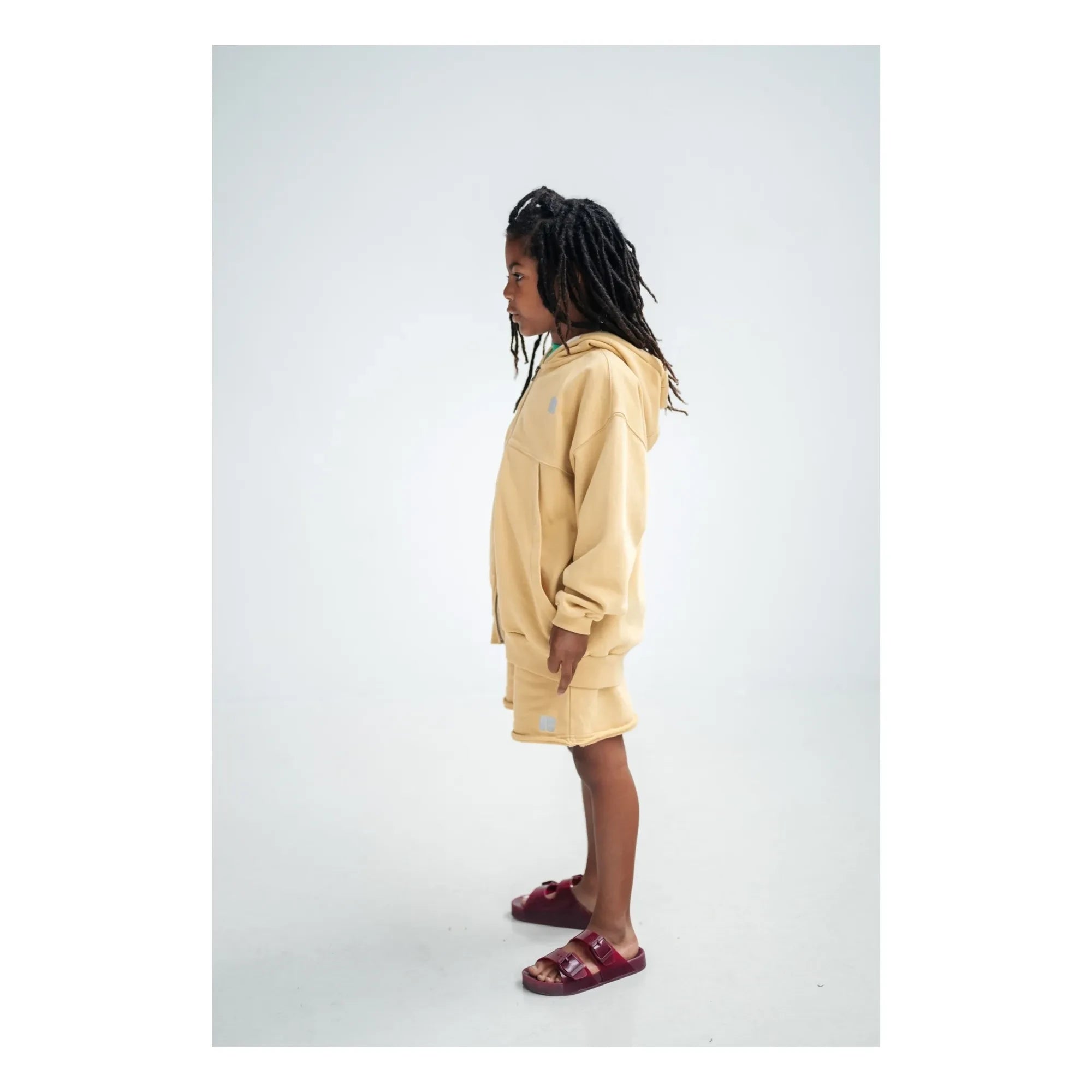 Repose AMS - Organik Pamuklu Jogger Şort R | Sarı