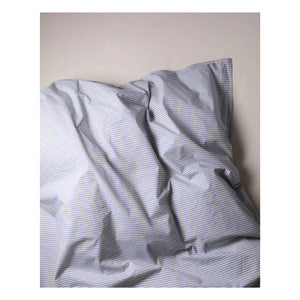 Suite 702 - Organic Cotton Striped Duvet Cover | Blue
