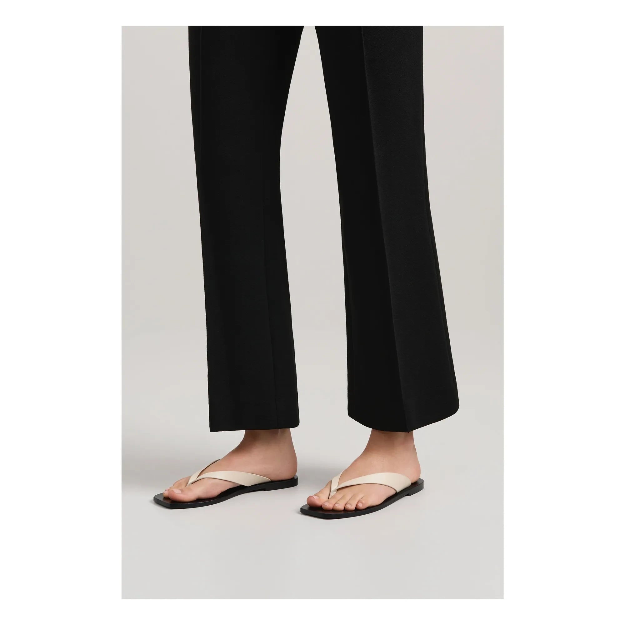 A. Emery - Kinto Two-Tone Sandal | Ecru