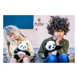Bon Ton Toys - Panu the Panda Plush | Black/White