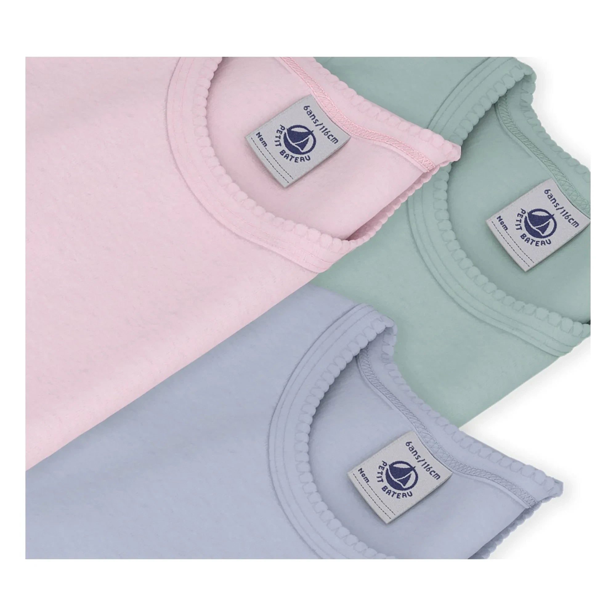 Petit Bateau - Set of 3 Cocot T-Shirts | Pink