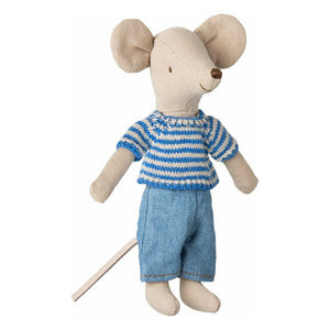 Maileg - Large Male Mouse Knitted Sweater and Pants