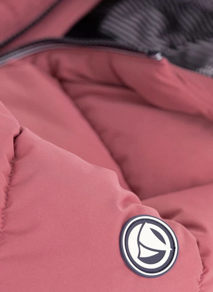 Petit Bateau - Plain Puffer Jacket | Pink