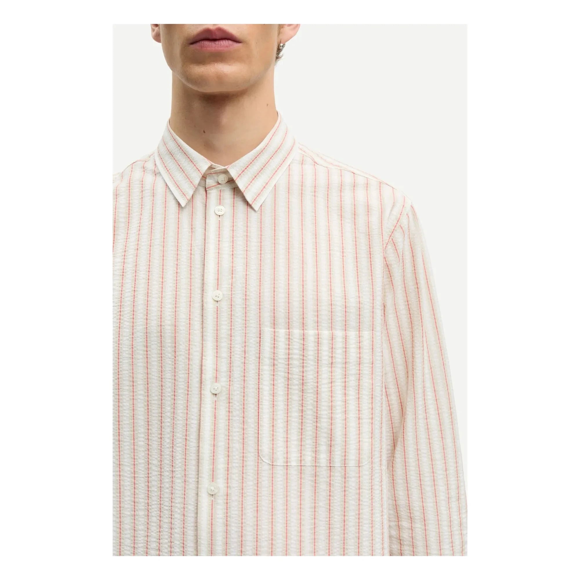 Samsoe Samsoe - Saryan G Checkered Shirt | Ecru