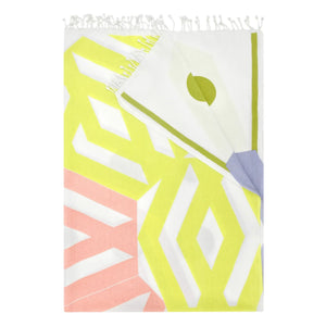 Mapoésie - Bloom Beach Towel | Purple