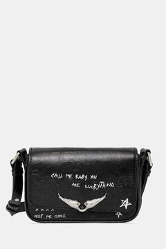 ZADIG&VOLTAIRE LE ZAZI VINTAGE GRAFFITI Deri Çanta