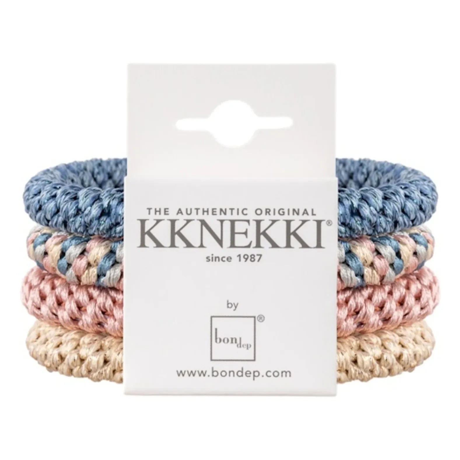 Bon Dep - 4-piece Kknekki Hair Clip Set | Blue