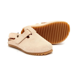 Pèpè - Scratch Suede Slippers | Beige