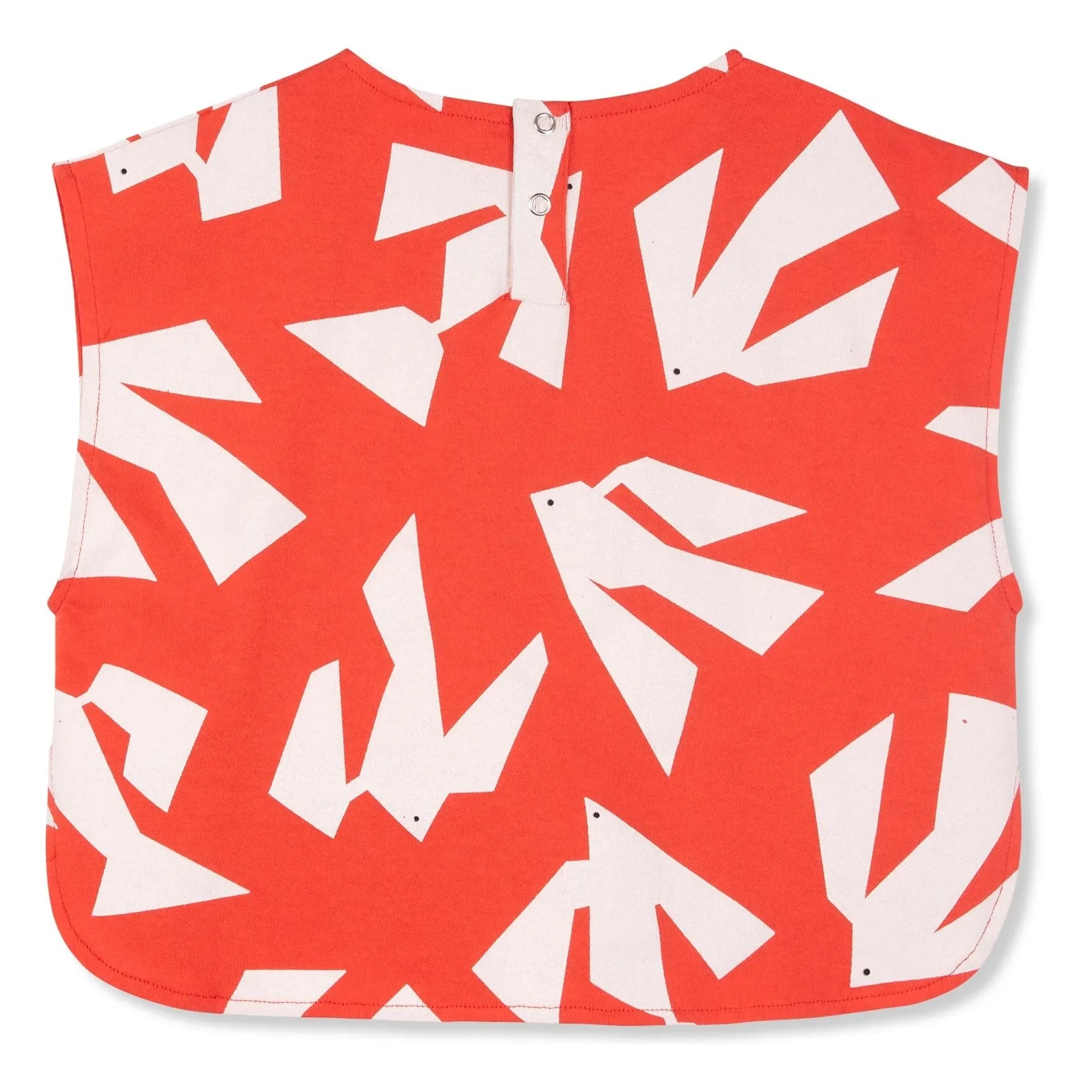 Wynken - Organic Cotton Bird Print Top | Red