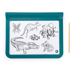 Moulin Roty - Educational Light Tablet - Moulin Roty x Kidywolf | Blue