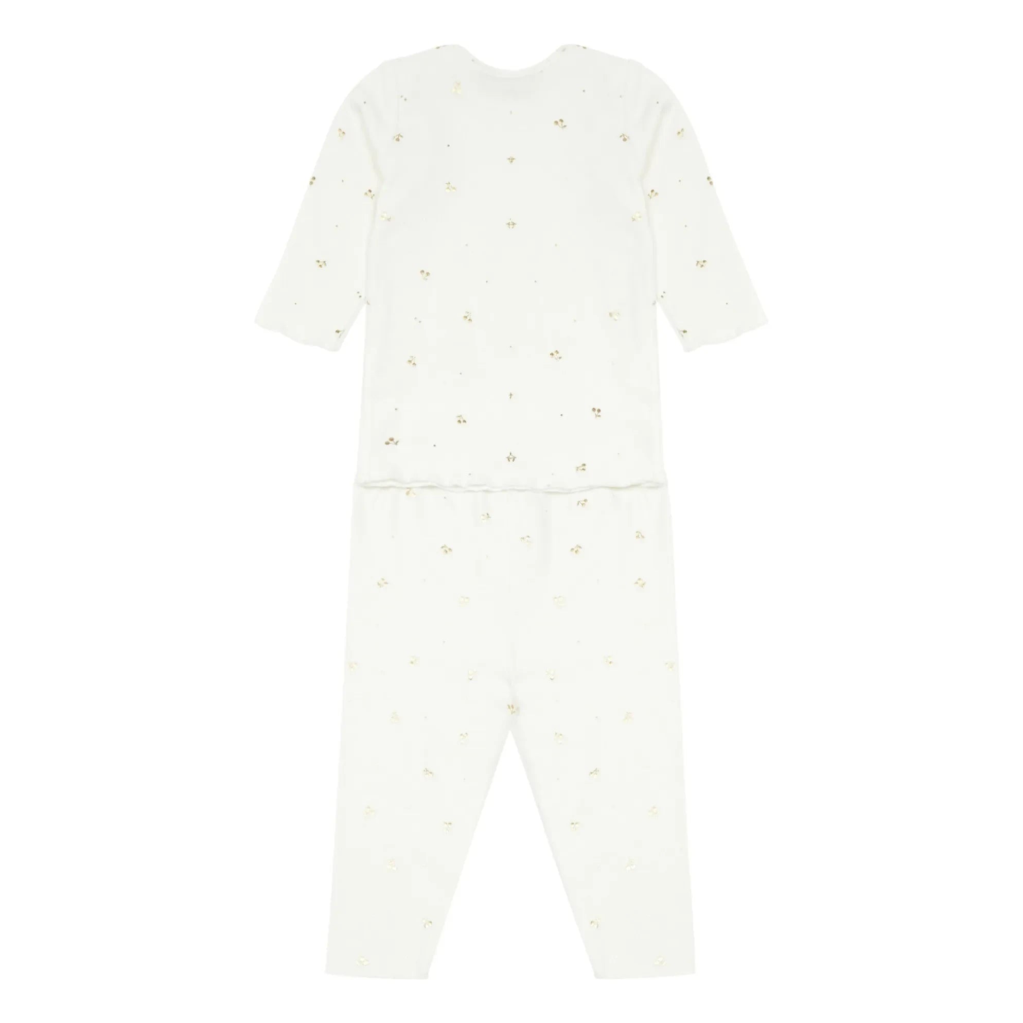 Bonpoint - Cherry T-Shirt + Leggings | Gold