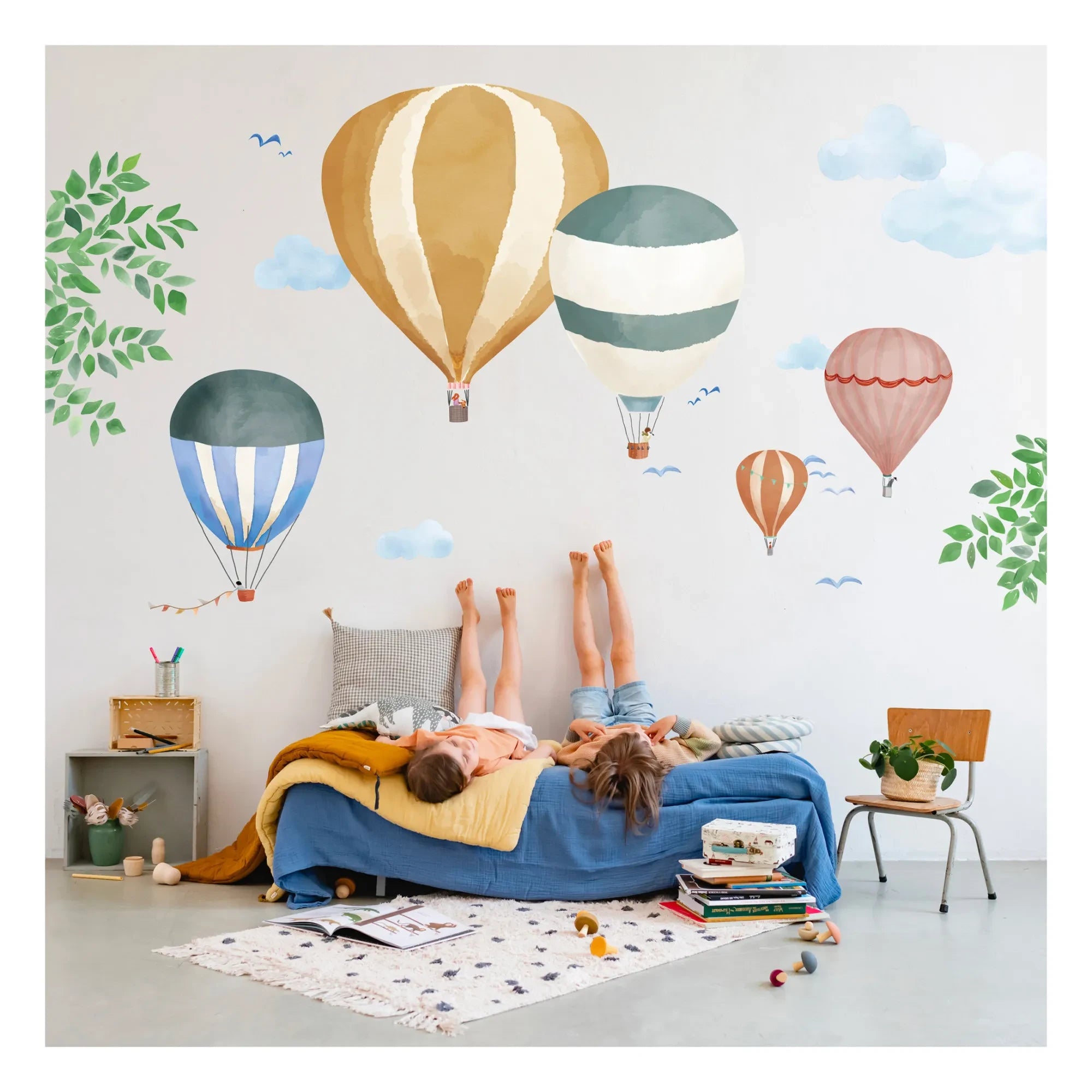 MIMI'lou - Watercolor Hot Air Balloon Sticker