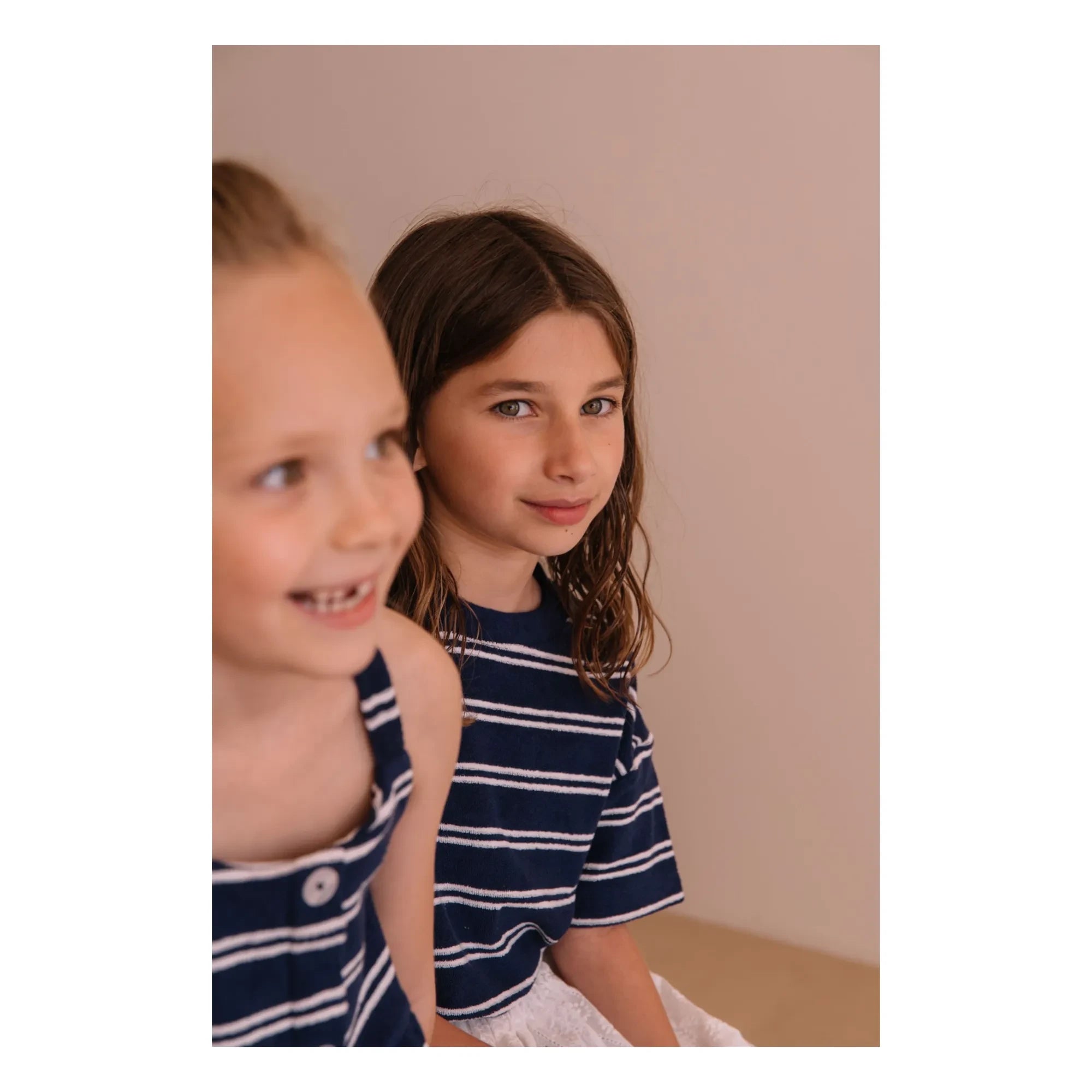 We Are Kids - Jordan Striped Organic Cotton T-Shirt | Navy Blue