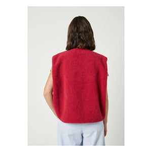 American Vintage - Hoktown Sleeveless Jacket | Magenta