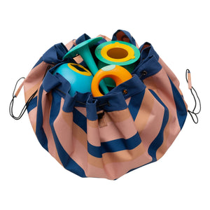 Play and Go - Noomad outdoor bag / mat - Mocha stripes
