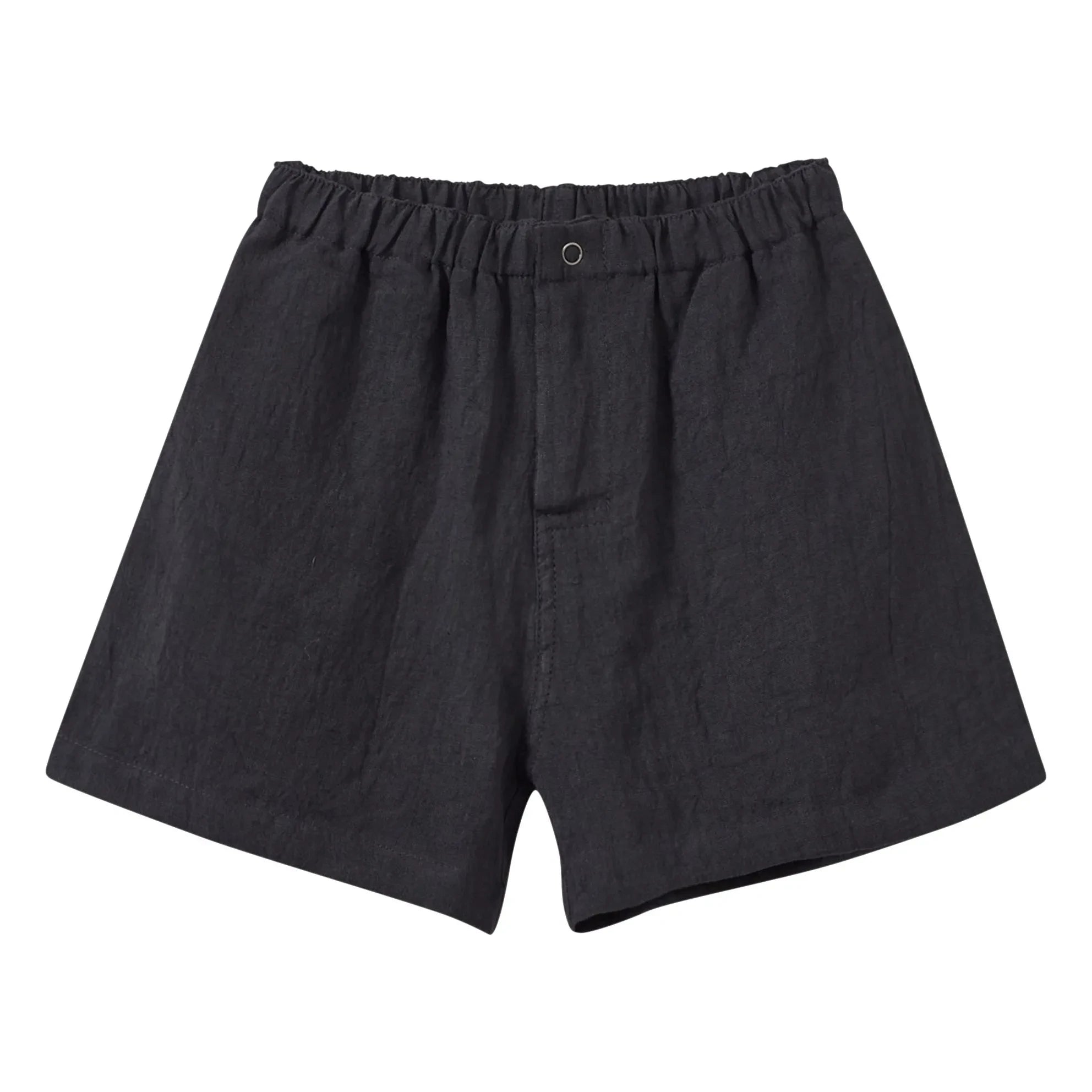 Caramel - Bamboo Linen Shirt and Shorts Set | Abyss Blue