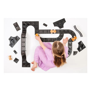 Connetix - Roads Creative Pack - 48 Pieces | Black