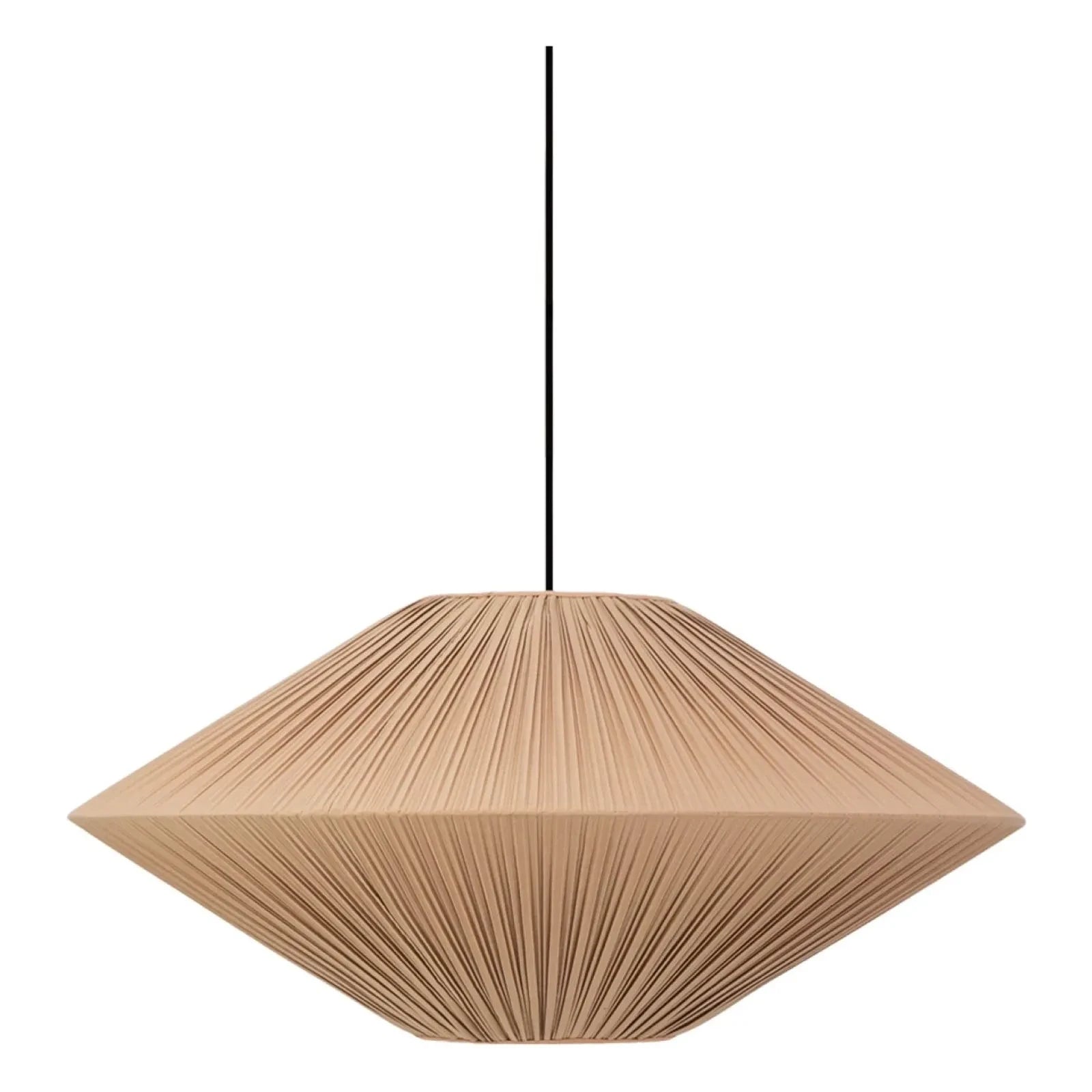 The Socialite Family - Brera Pleated Cotton Pendant Lamp - EU version (220 V) | Sand