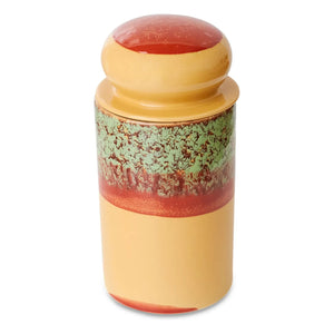 HKliving - Stone Ceramic Plant Pot | Orange