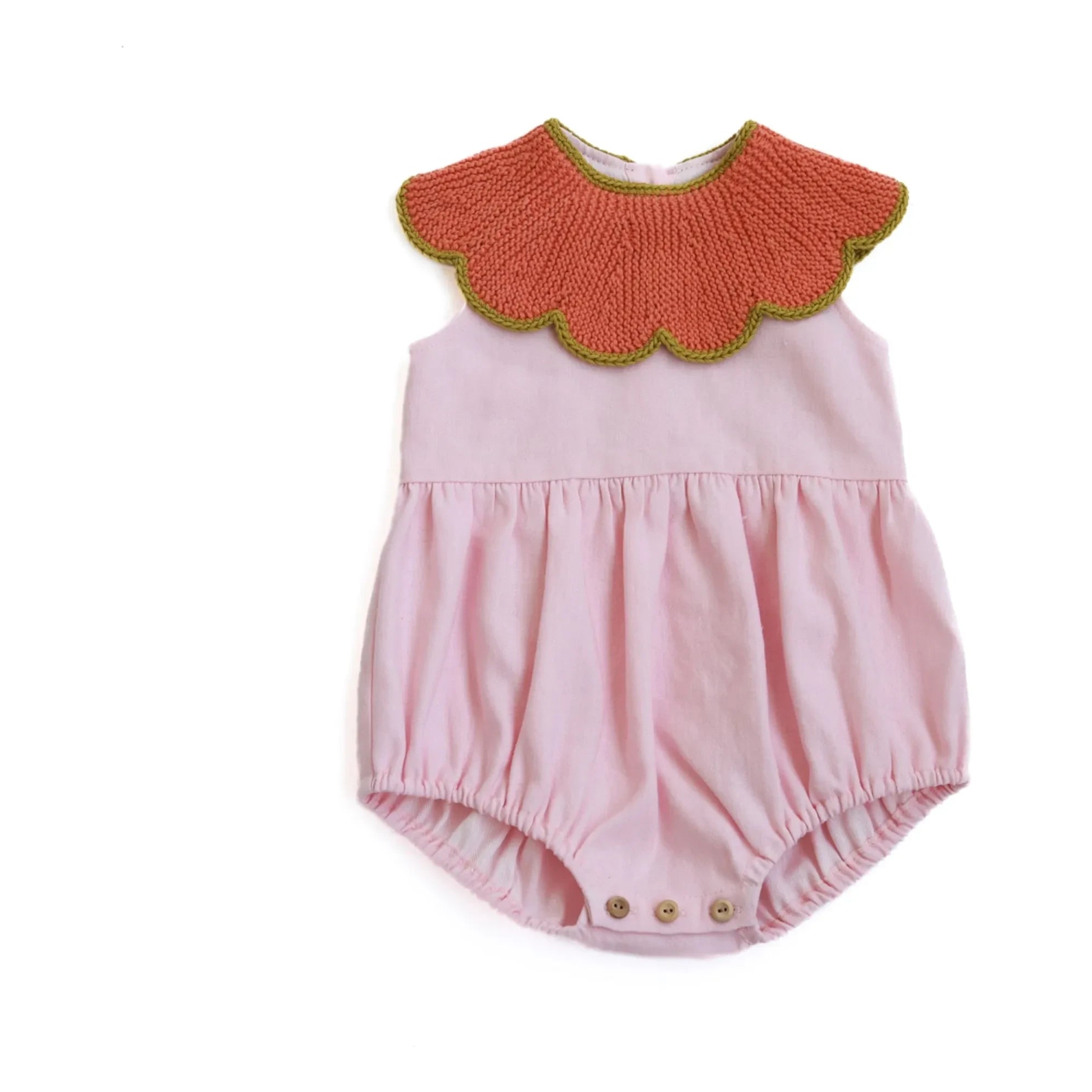 Kalinka - Cordelia Linen Overalls | Pink