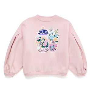 Maison Mangostan - Porselen Sweatshirt | Soluk Pembe