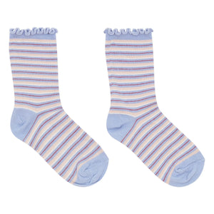 Smallable Kid - Striped Lolita Socks | Lavender