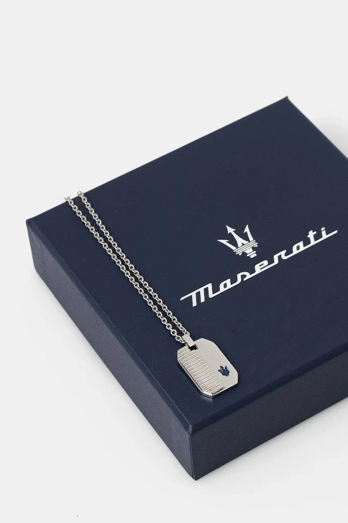 MASERATI erkek paslanmaz çelik sallantılı kolye ICONIC