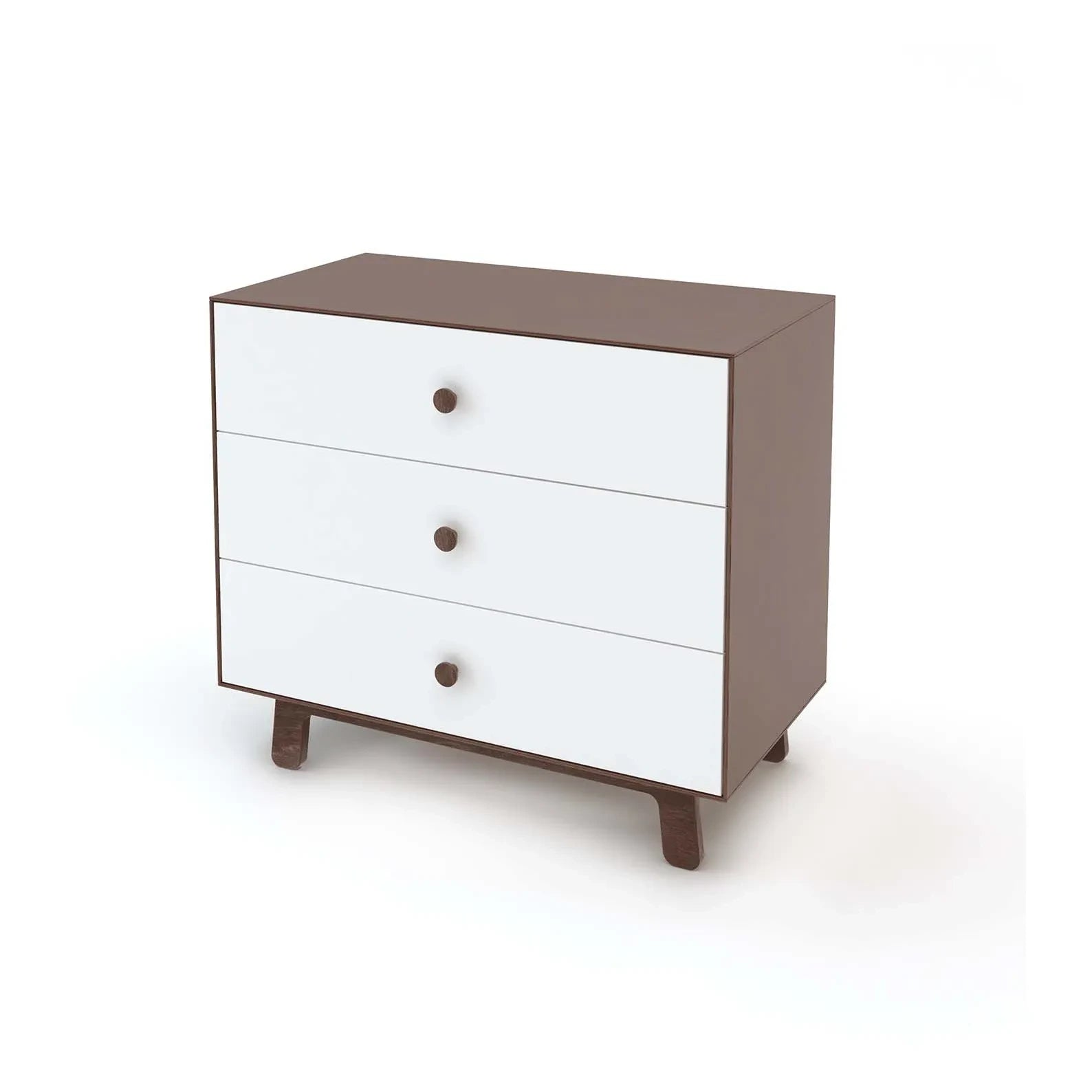 Oeuf NYC - Walnut Base Merlin 3-Drawer Dresser | Walnut